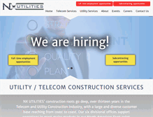 Tablet Screenshot of nxutilities.com
